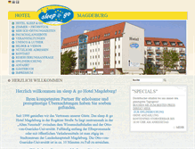 Tablet Screenshot of hotel-sleep-and-go.de